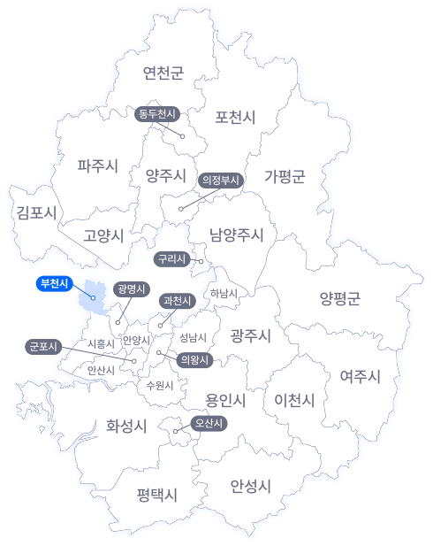 부천 지도