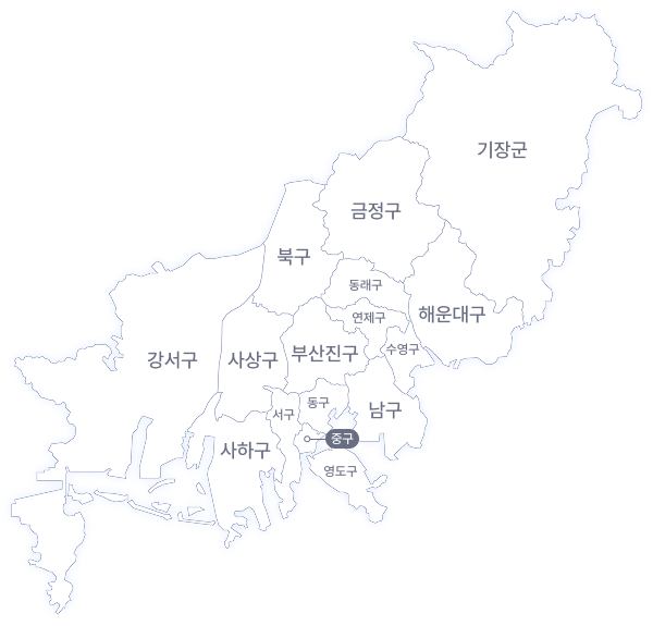 부산시 지도