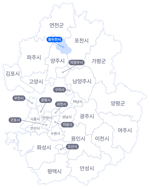 동두천 지도