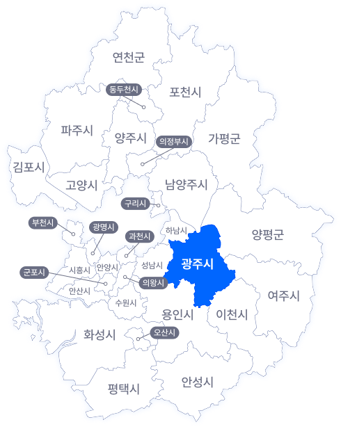 광주 지도