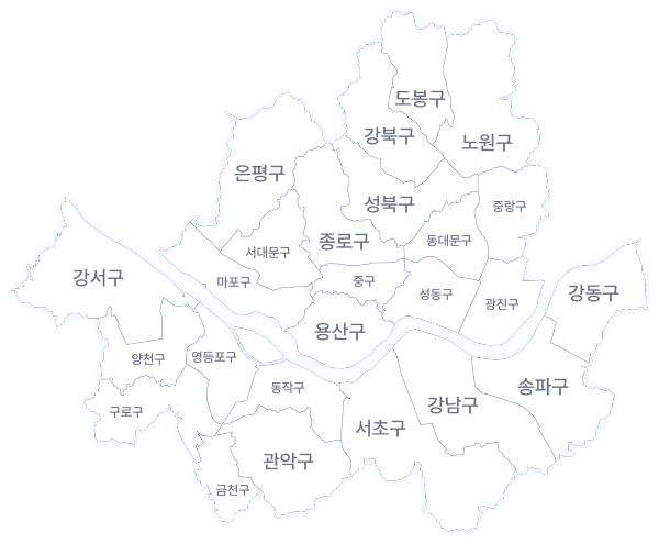 서울시 지도