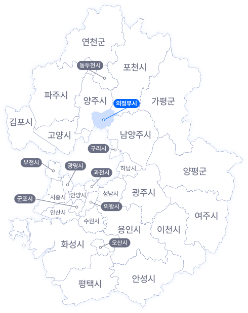 의정부 지도